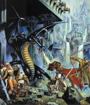 DRAGONS OF DESPAIR PRINT-New! DRAGONS OF DESPAIR PRINT-New!