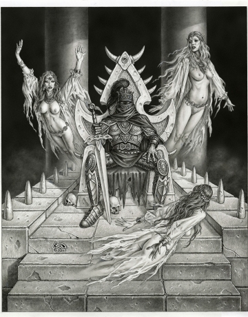 Lord Soth – Dibujo hecho de ecos de hechos oscuros