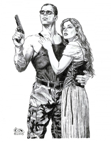 Mike y Katrina Dibujo