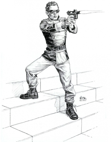 Miles Vorkosigan Dibujo